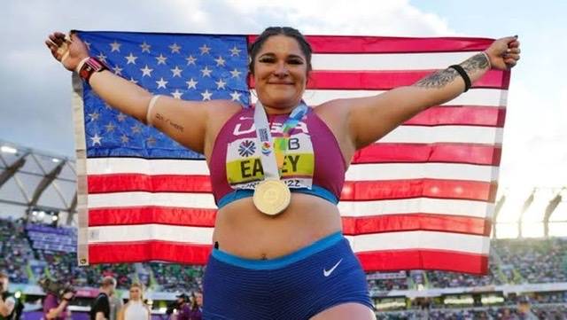 Chase Ealey become the first American woman to win gold in the shot put the  world title - The Caribbean Alert